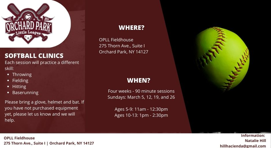 Spring Softball Clinic