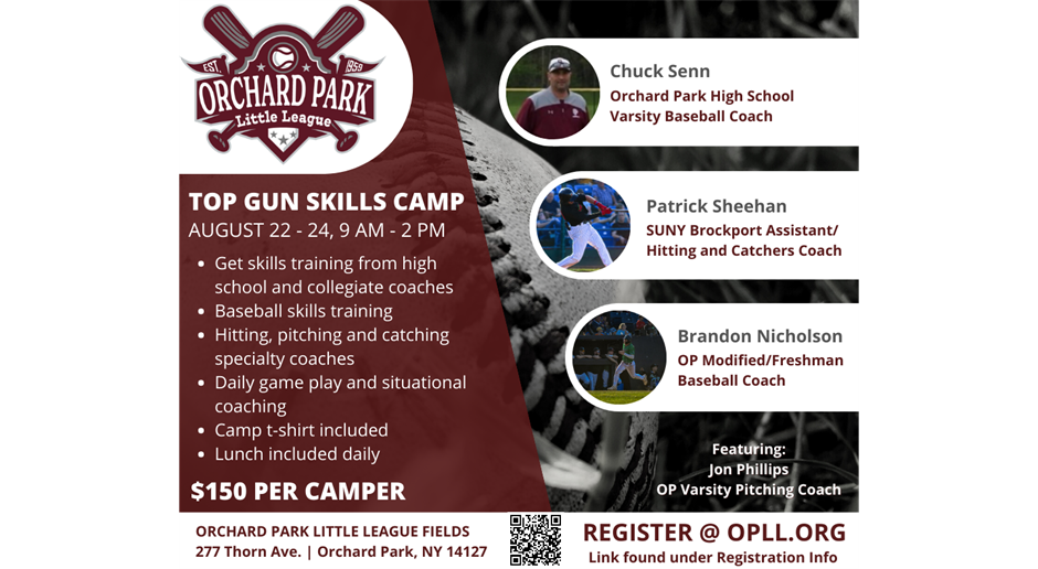 Baseball Top Gun Skills Camp